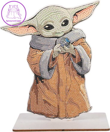 CRYSTAL ART Diamantové malování XL Star Wars: Grogu