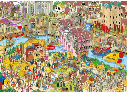 GIBSONS Puzzle Jokesaws: Shakespeare Shake-up  1000 dílků