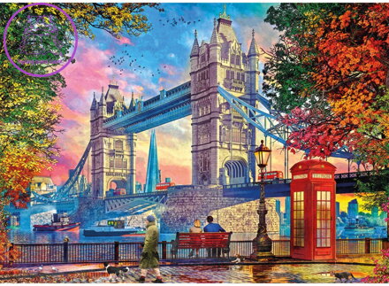 GIBSONS Puzzle Obloha nad Tower Bridge 1000 dílků