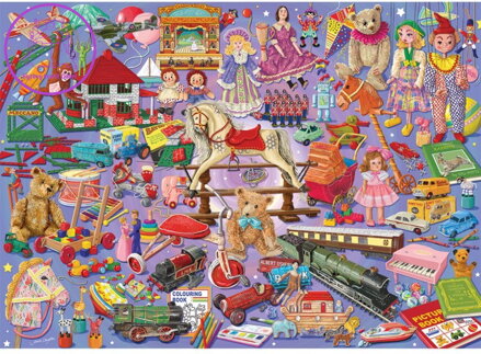 GIBSONS Puzzle Oblíbené hračky 1000 dílků