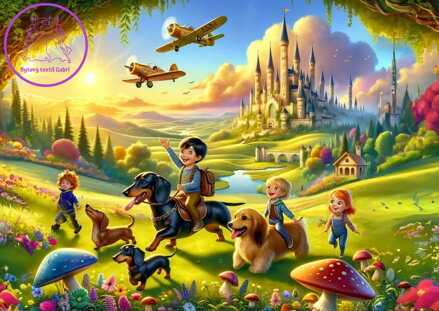 ART PUZZLE Puzzle Roztomilá hradní návštěva 200 dílků