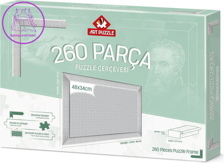 ART PUZZLE Rám na puzzle 48x34cm White (14609)
