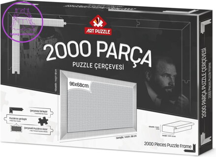 ART PUZZLE Rám na puzzle 96x68cm White (14634)