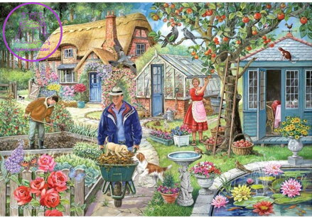 HOP Puzzle No.1: V zahradě 1000 dílků