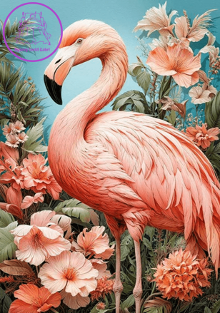CHERRY PAZZI Puzzle Plameňák 1000 dílků