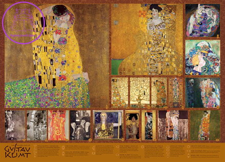 COBBLE HILL Puzzle Zlatý věk Gustava Klimta 1000 dílků