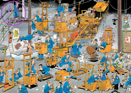 JUMBO Puzzle JvH Oldtimers: Jdi vpřed! 1000 dílků