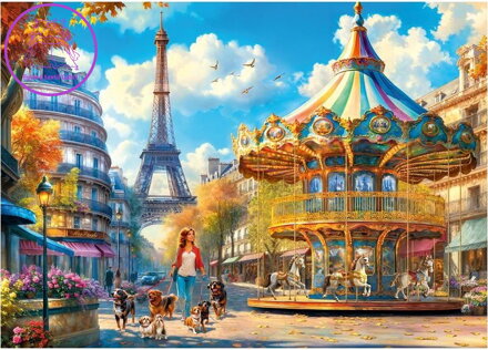 CHERRY PAZZI Puzzle Den v Paříži 500 dílků