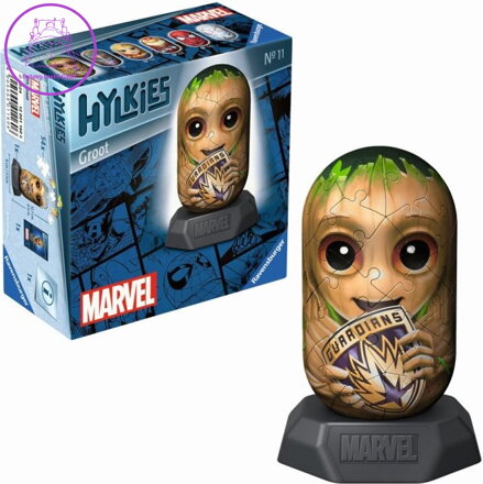 RAVENSBURGER 3D puzzle Hylkies: Marvel: Groot 54 dílků