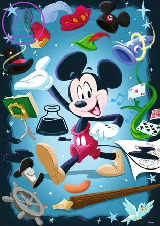 RAVENSBURGER Puzzle Mickey 300 dílků