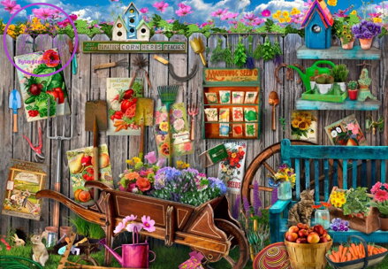 BLUEBIRD Puzzle Zahradní nářadí 1000 dílků