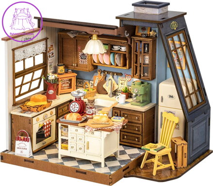 ROBOTIME Rolife DIY House: Pečení v kuchyni s LED osvětlením 359 dílků