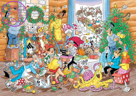 JUMBO Puzzle JvH Vlněné vánonční svátky 500 dílků