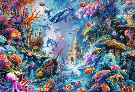 TREFL Puzzle Podvodní svět 1500 dílků