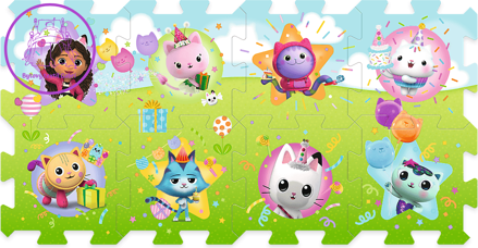 TREFL Pěnové puzzle Gábinin kouzelný domek