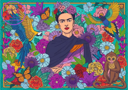 RAVENSBURGER Puzzle Frida Kahlo 1000 dílků