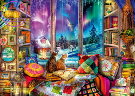 RAVENSBURGER Puzzle Únik do magického světa 1000 dílků