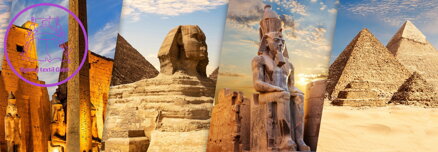 BLUEBIRD Panoramatické puzzle Objevte Egypt – Luxor a Gíza 1000 dílků