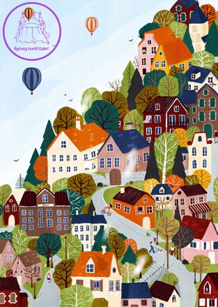 PIECES & PEACE Puzzle Lesní město 1000 dílků