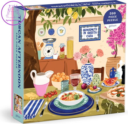 GALISON Čtvercové puzzle Odpoledne v Toskánsku 500 dílků