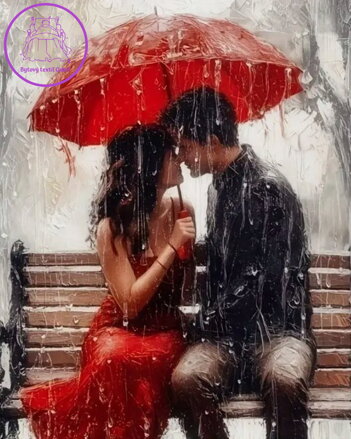 NORIMPEX Diamantové malování Láska za každého počasí 30x40cm NORIMPEX Diamantové malování Láska za každého počasí 30x40cm