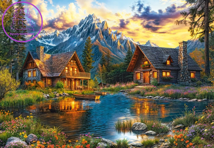 CASTORLAND Puzzle Letní večer 1000 dílků