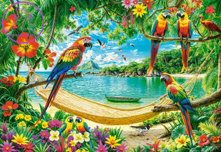 CASTORLAND Puzzle Exotické místo pro tebe 1000 dílků