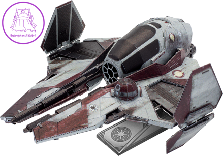METAL EARTH 3D puzzle ETA-2 Jedi Starfighter METAL EARTH 3D puzzle ETA-2 Jedi Starfighter