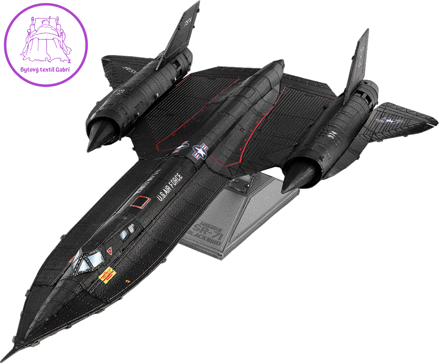 METAL EARTH 3D puzzle Lockheed SR-71 Blackbird METAL EARTH 3D puzzle Lockheed SR-71 Blackbird