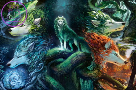 RAVENSBURGER Puzzle Mystičtí vlci 7000 dílků