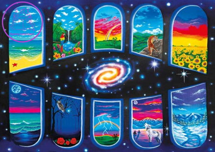 MAGNOLIA Puzzle Okna do duše 1000 dílků