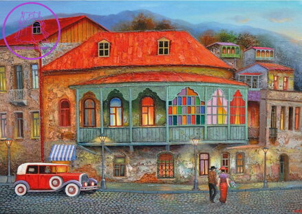 MAGNOLIA Puzzle Ulice starého Tbilisi 1000 dílků