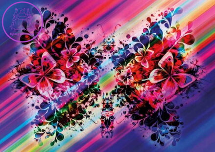 MAGNOLIA Puzzle Motýli 1000 dílků