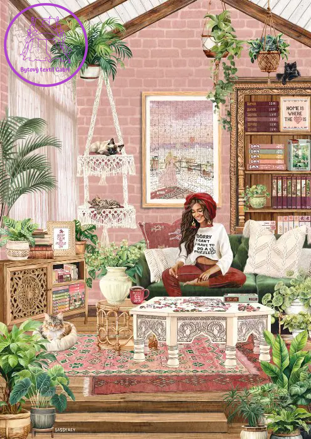 MAGNOLIA Puzzle Můj pokoj na skládání 1000 dílků