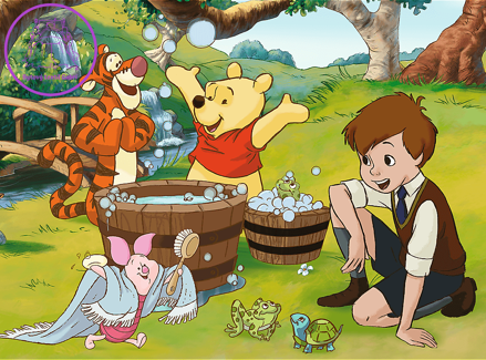 TREFL Puzzle Den s Medvídkem Pú 30 dílků