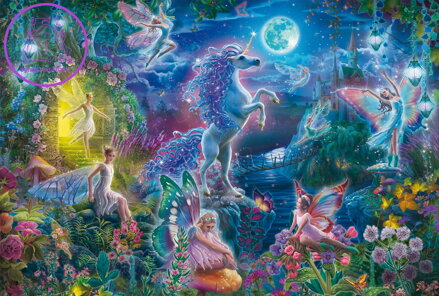 SCHMIDT Puzzle Pohádka o jednorožci 150 dílků