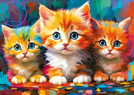 CHERRY PAZZI Puzzle Tři malá srdce 500 dílků