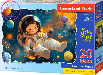 CASTORLAND Puzzle Malý astronaut MAXI 20 dílků