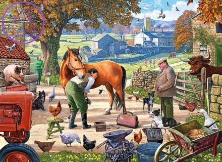 GIBSONS Puzzle Kovář na farmě 500 dílků