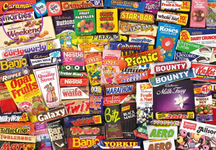 GIBSONS Puzzle Sladké vzpomínky 80.léta 500 dílků