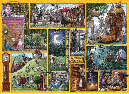 GIBSONS Puzzle Říkanky napříč časem 1000 dílků