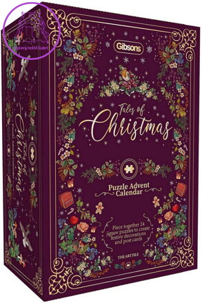 GIBSONS Puzzle Art File: Adventní kalendář na 24 dní: Vánoční příběhy