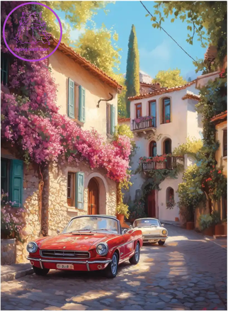 ANATOLIAN Puzzle Bougainvillea Street 1000 dílků