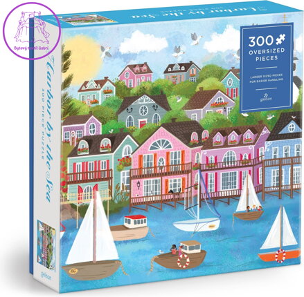 GALISON Čtvercové puzzle Přístav u moře XL 300 dílků