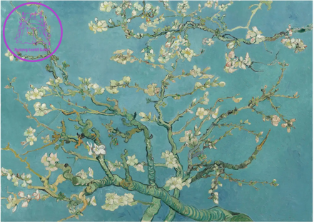 ANATOLIAN Puzzle Mandlový květ XL 700 dílků