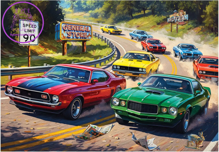 ANATOLIAN Puzzle Milovník rychlosti XL 260 dílků