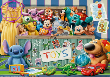 RAVENSBURGER Puzzle Disney: Pohádkové postavy XXL 100 dílků