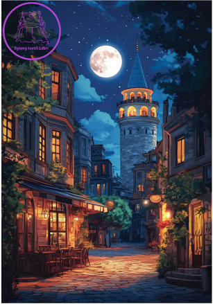 ANATOLIAN Puzzle Galata za úplňku 500 dílků