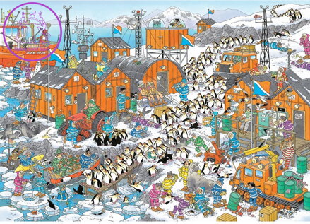 JUMBO Puzzle JvH Expedice na Jižní pól 1000 dílků