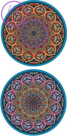 CURIOSI Oboustranné dřevěné puzzle Double: Plamen 154 dílků